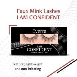 EVERRA FAUX MINK ADHESIVE LASHES “I AM CONFIDENT” - BRAND NEW in the box!